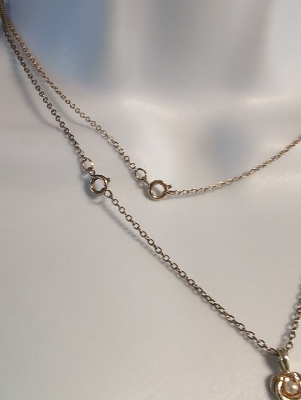 Delicate Layering Necklaces with Pearl & Crystal Accents - Picture 7 of 7